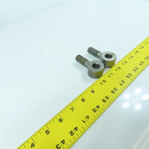 ES20079W 16mm-2.00 Locking Eye Bolt M6-1.0 Set Screw 15mm ID 71mm OAL Lot Of 2
