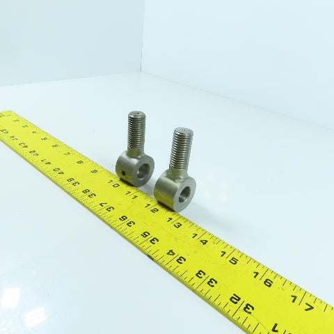 ES20079W 16mm-2.00 Locking Eye Bolt M6-1.0 Set Screw 15mm ID 71mm OAL Lot Of 2