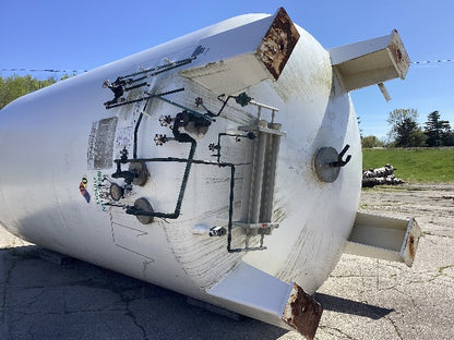 Liquid Nitrogen Double Wall Steel Vertical Tank Approx 20,000 Gallon