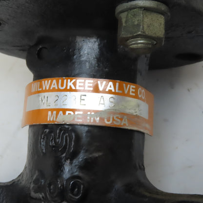 Milwaukee ML223E AS 6" Butterfly Valve Lug Style Ductile Iron W/ Handle