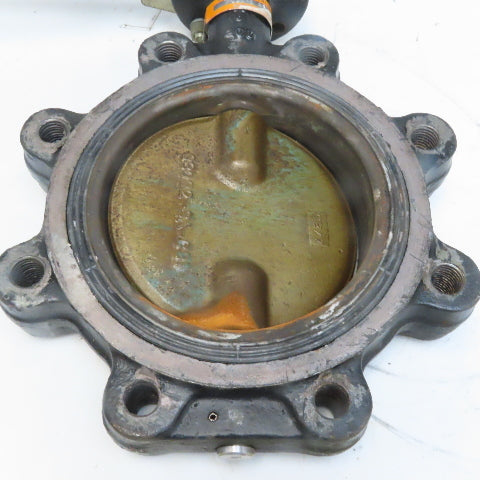 Milwaukee ML223E AS 6" Butterfly Valve Lug Style Ductile Iron W/ Handle