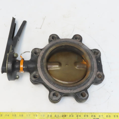 Milwaukee ML223E AS 6" Butterfly Valve Lug Style Ductile Iron W/ Handle