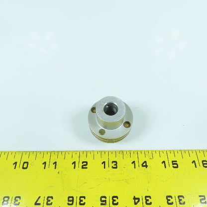 11mm x 11mm Flexible Disc Coupling Aluminum 38mm OD x 40mm OAL