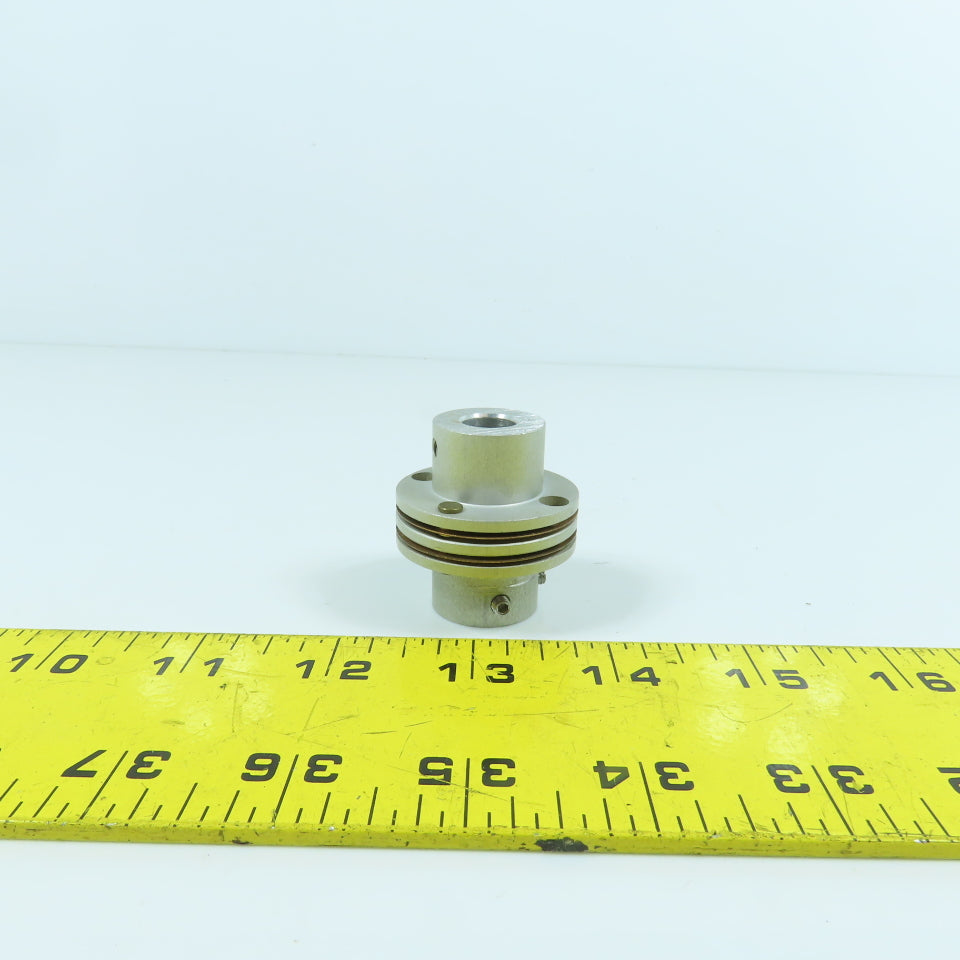 11mm x 11mm Flexible Disc Coupling Aluminum 38mm OD x 40mm OAL