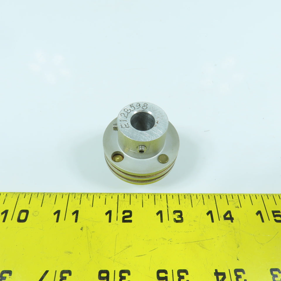 11mm x 11mm Flexible Disc Coupling Aluminum 38mm OD x 40mm OAL