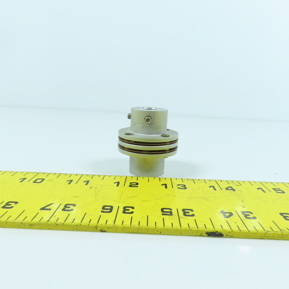 11mm x 11mm Flexible Disc Coupling Aluminum 38mm OD x 40mm OAL