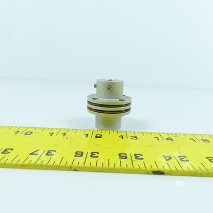 11mm x 11mm Flexible Disc Coupling Aluminum 38mm OD x 40mm OAL