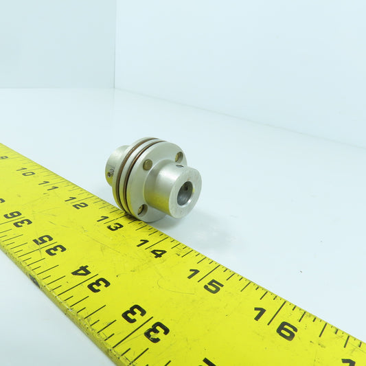 11mm x 11mm Flexible Disc Coupling Aluminum 38mm OD x 40mm OAL