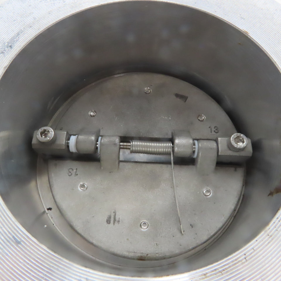 Techno 4" Dual Plate Wafer Style Check Valve Broken Spring