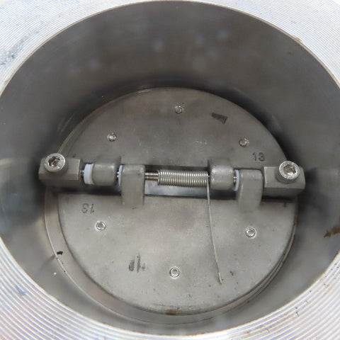 Techno 4" Dual Plate Wafer Style Check Valve Broken Spring