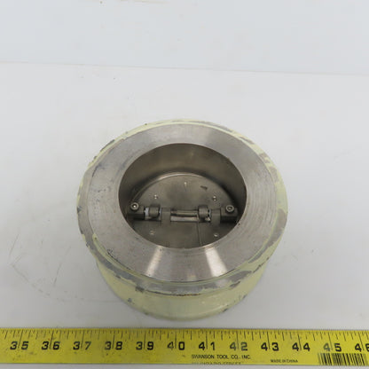 Techno 4" Dual Plate Wafer Style Check Valve Broken Spring