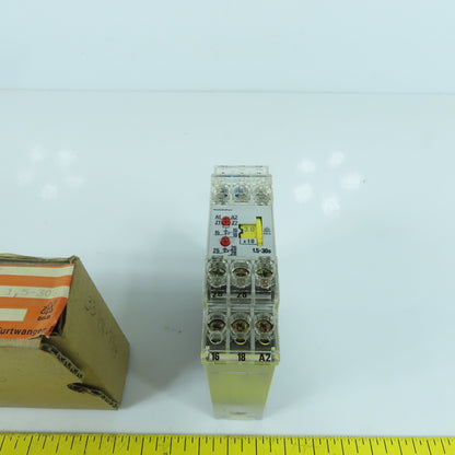 E Dold & Sohne MK9908.82 Time Delay Relay 92-127V 0.05-1.5-30 Sec