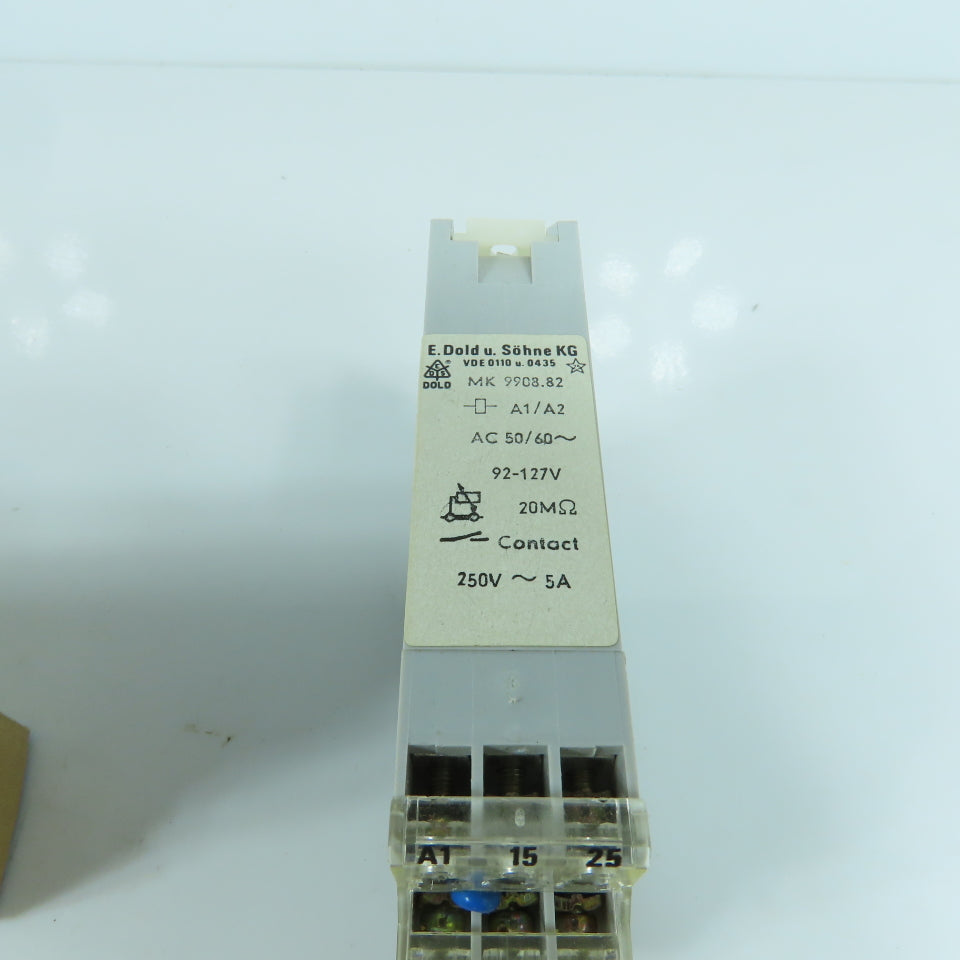 E Dold & Sohne MK9908.82 Time Delay Relay 92-127V 0.05-1.5-30 Sec