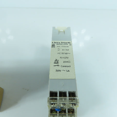 E Dold & Sohne MK9908.82 Time Delay Relay 92-127V 0.05-1.5-30 Sec