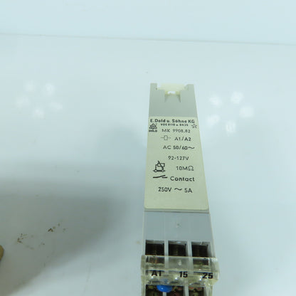E Dold & Sohne MK9908.82 Time Delay Relay 92-127V 0.5-10 Seconds
