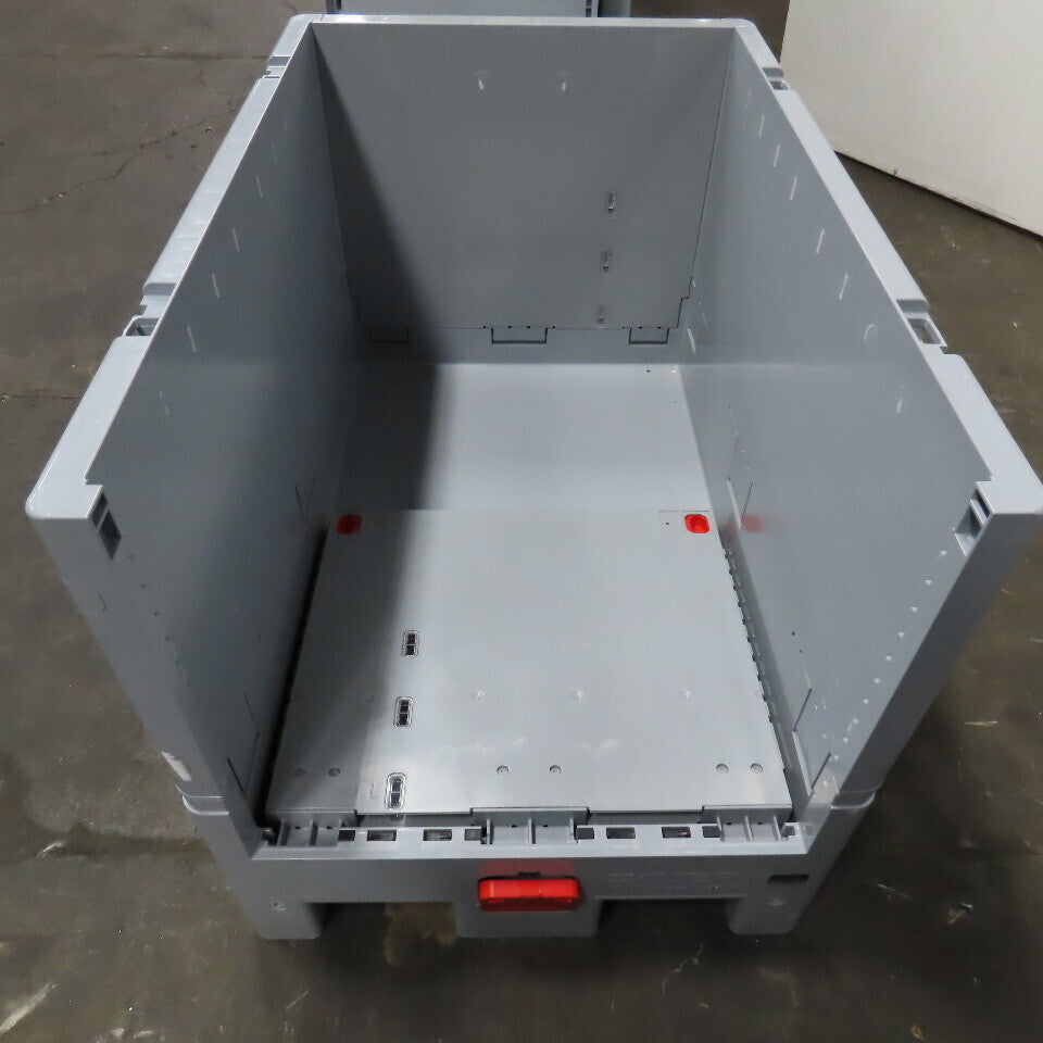 Auer IBC 500 32" x 48" x 27-1/2" Tall Foldable IBC Tote Box Lot Of 5