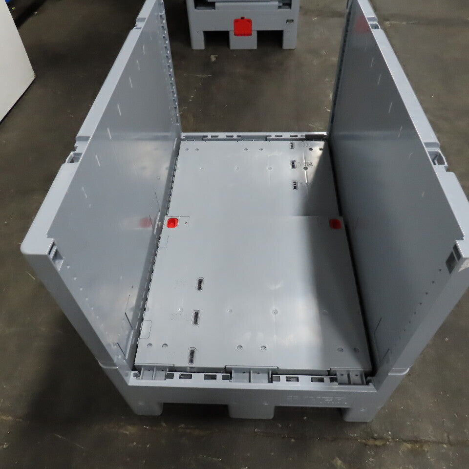 Auer IBC 500 32" x 48" x 27-1/2" Tall Foldable IBC Tote Box Lot Of 5