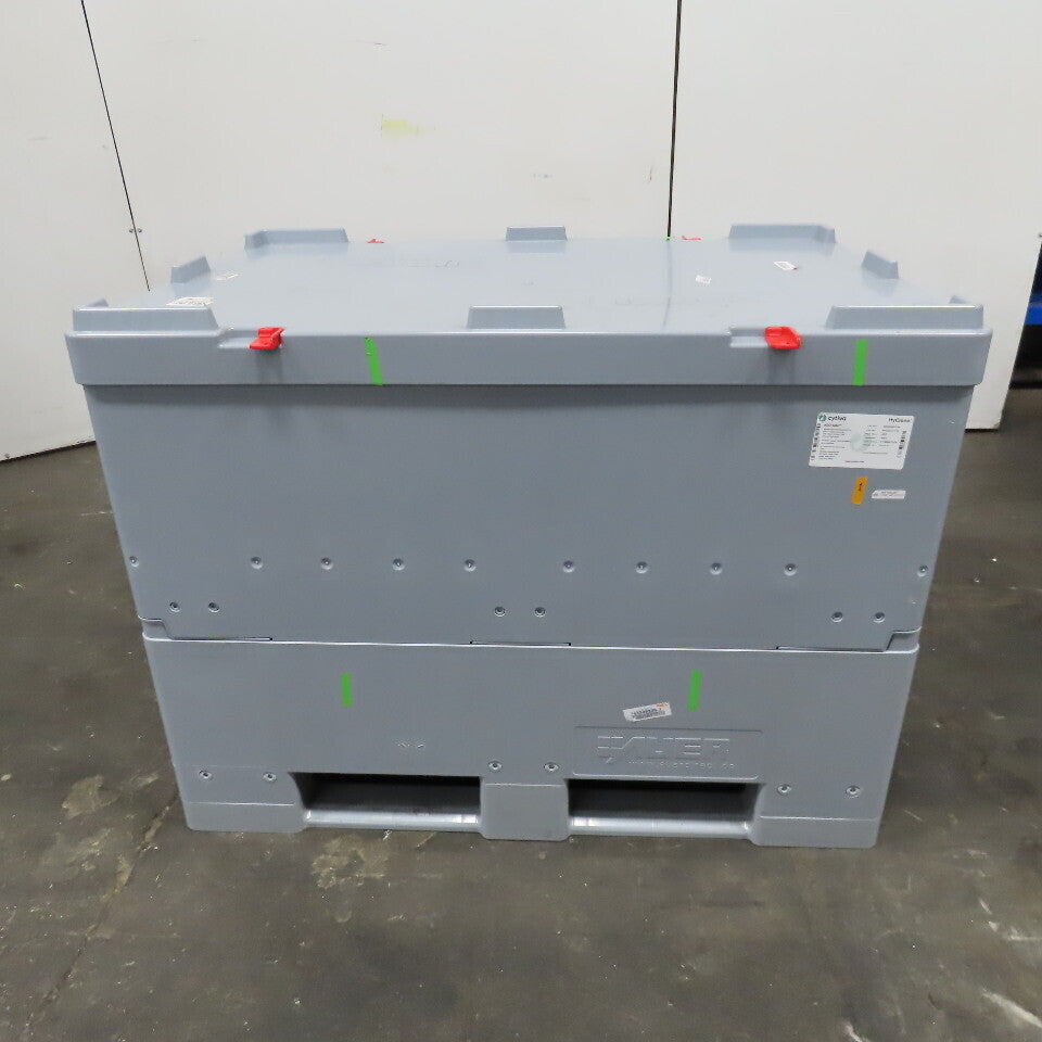 Auer IBC 500 32" x 48" x 27-1/2" Tall Foldable IBC Tote Box Lot Of 5