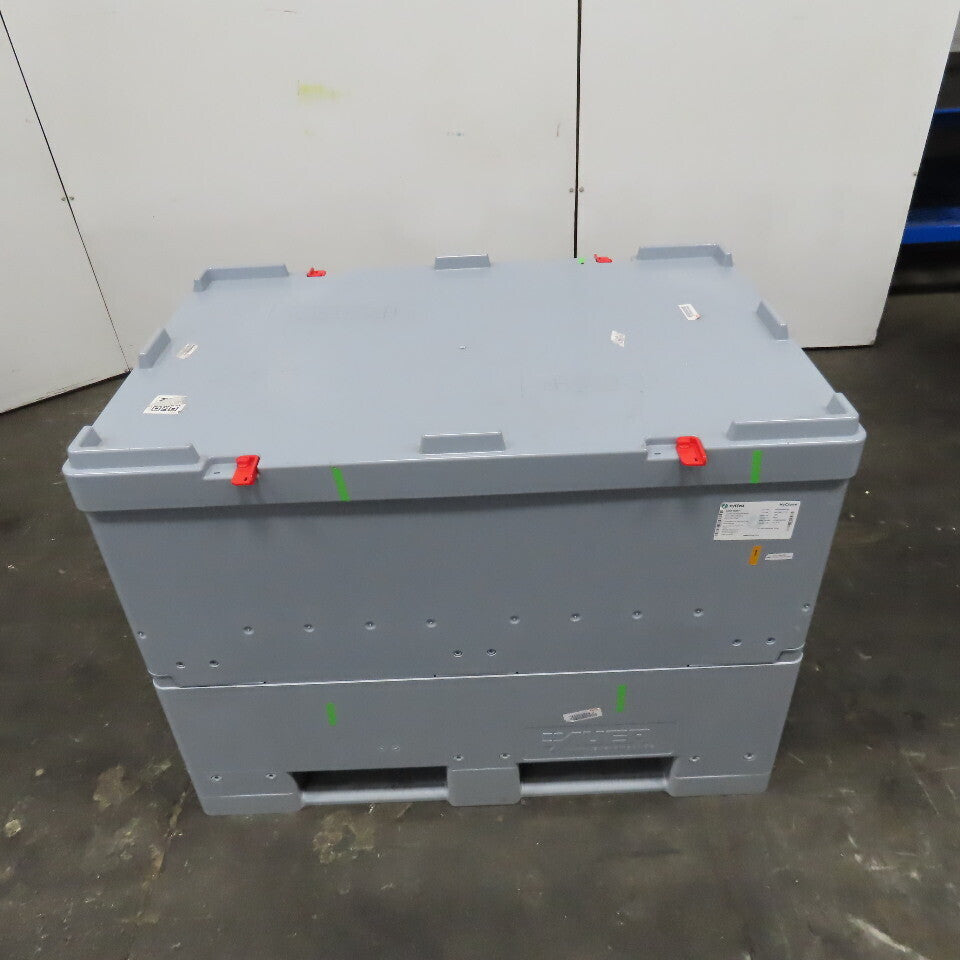 Auer IBC 500 32" x 48" x 27-1/2" Tall Foldable IBC Tote Box Lot Of 5
