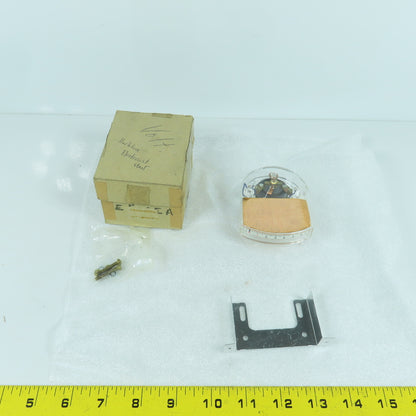 Hurletron Electrosist 9650 33-976-5657 Volt Meter Indicator With Hardware &Mount