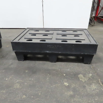 Bardwell Plastics 40" x 25" x 12" Tall Plastic Dunnage Riser Rack Lot Of 4