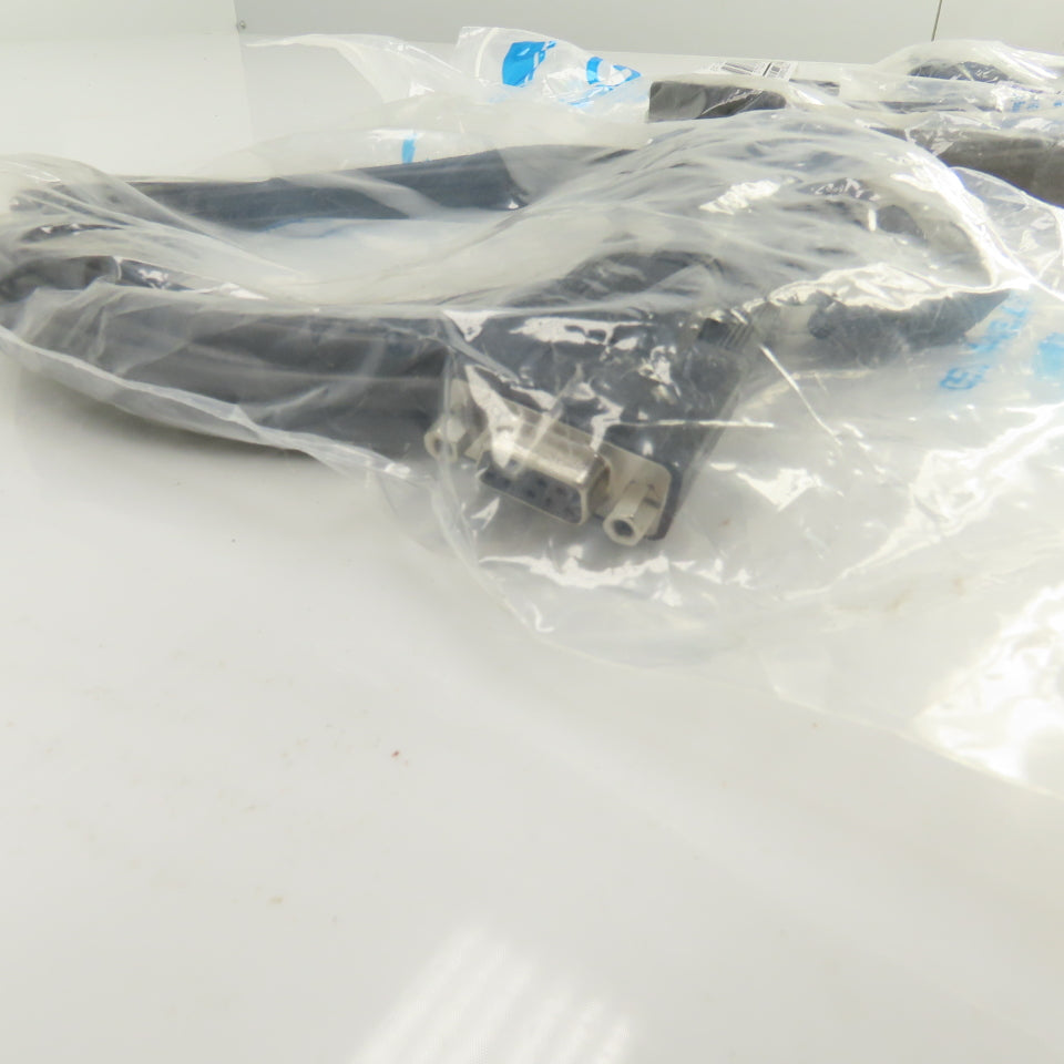 C2G 52032 15FT DB9 Male x Female Null Modem Cable Black Lot Of 3
