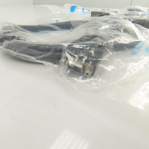 C2G 52032 15FT DB9 Male x Female Null Modem Cable Black Lot Of 3