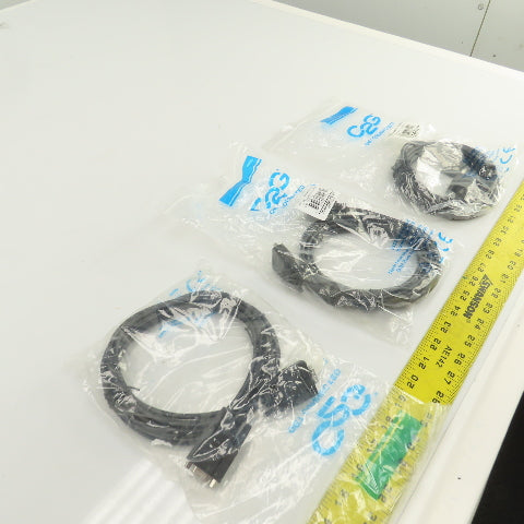 C2G 52032 15FT DB9 Male x Female Null Modem Cable Black Lot Of 3
