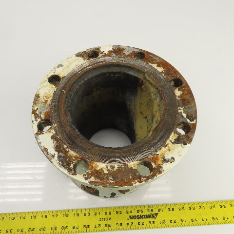 5" x 6-3/4" Flanged Cast Iron Offset Eccentric Pipe Reducer Coupling