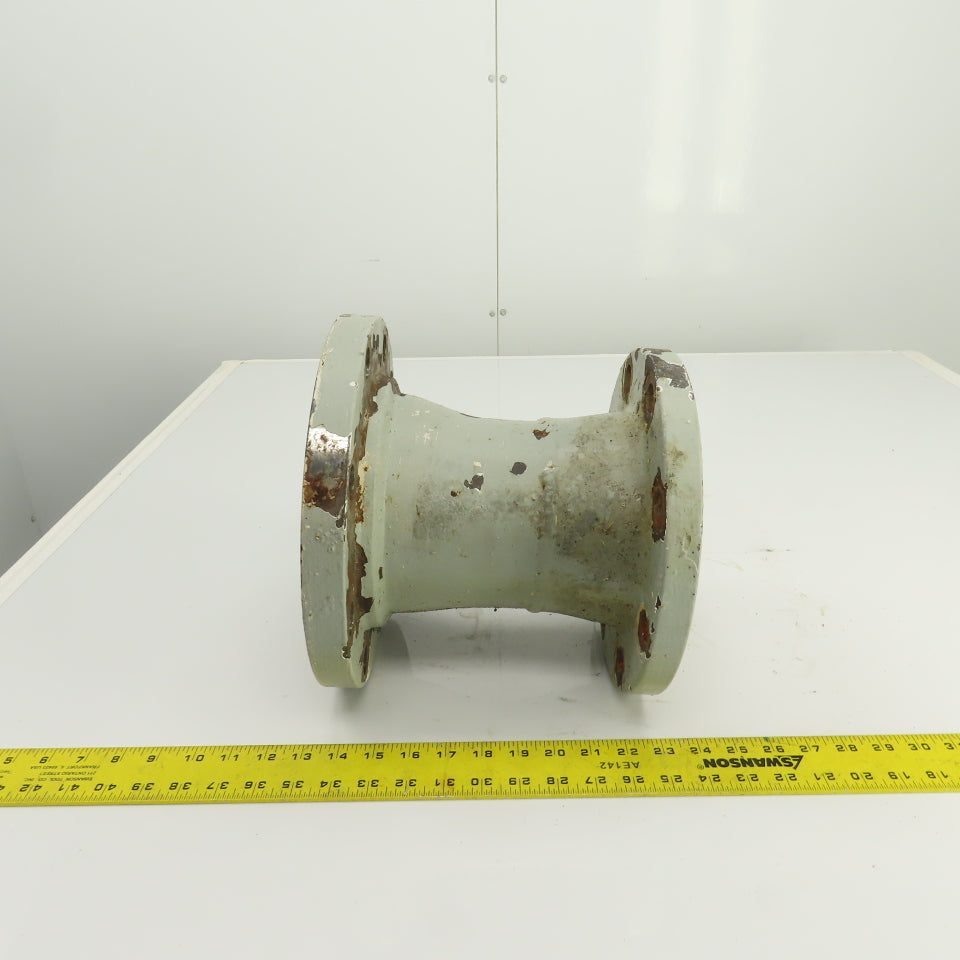 5" x 6-3/4" Flanged Cast Iron Offset Eccentric Pipe Reducer Coupling