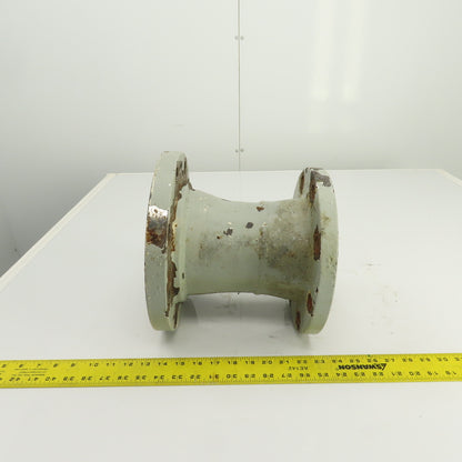 5" x 6-3/4" Flanged Cast Iron Offset Eccentric Pipe Reducer Coupling