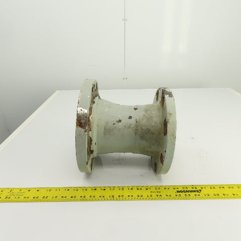 5" x 6-3/4" Flanged Cast Iron Offset Eccentric Pipe Reducer Coupling