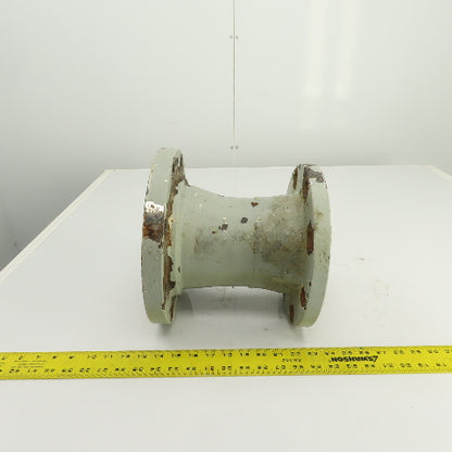 5" x 6-3/4" Flanged Cast Iron Offset Eccentric Pipe Reducer Coupling