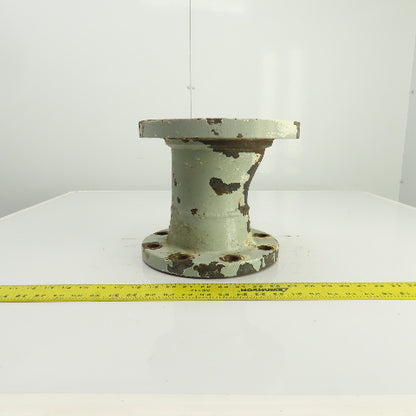 5" x 6-3/4" Flanged Cast Iron Offset Eccentric Pipe Reducer Coupling