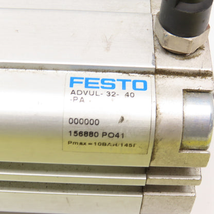 Festo ADVUL-32-40-PA 32mm Bore 40mm Stroke Double Acting Air Cylinder