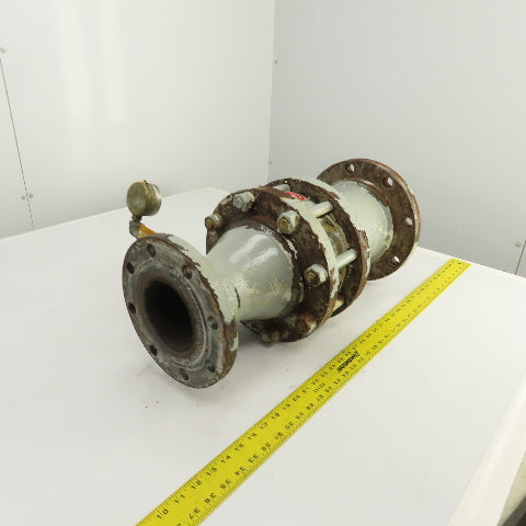 Keystone 176-810-004 4" x 6-1/2" Cast Iron Reducing Coupling W/ 6" Check Valve