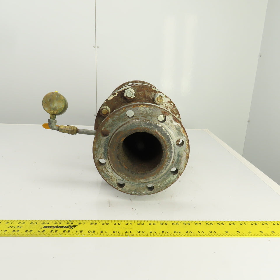 Keystone 176-810-004 4" x 6-1/2" Cast Iron Reducing Coupling W/ 6" Check Valve
