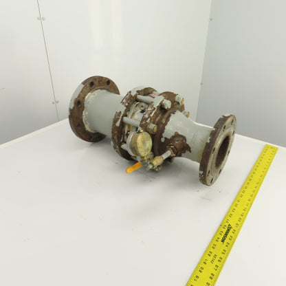 Keystone 176-810-004 4" x 6-1/2" Cast Iron Reducing Coupling W/ 6" Check Valve