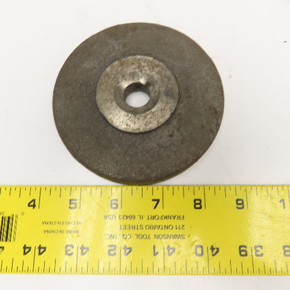 4-1/2" x 9/16" Thick Cast Iron Round Machine Target Lot Of 3