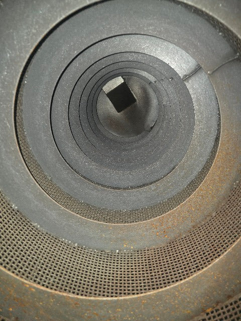 24" ID x 80" L Rotary Auger Centrifugal Trommel Sifter 8RPM 208-480V 3/16" Mesh