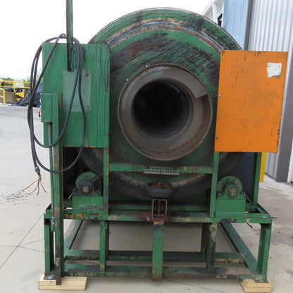 24" ID x 80" L Rotary Auger Centrifugal Trommel Sifter 8RPM 208-480V 3/16" Mesh