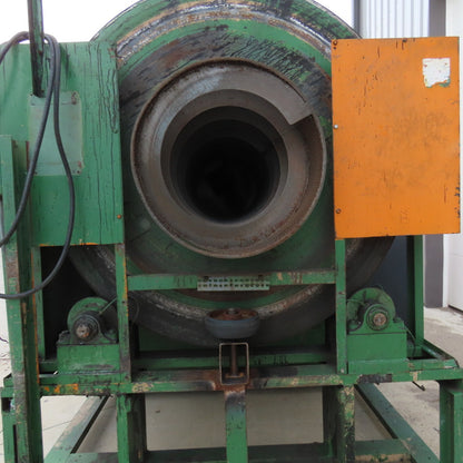 24" ID x 80" L Rotary Auger Centrifugal Trommel Sifter 8RPM 208-480V 3/16" Mesh