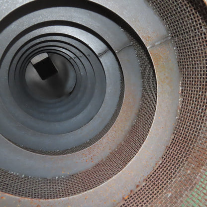 24" ID x 80" L Rotary Auger Centrifugal Trommel Sifter 8RPM 208-480V 3/16" Mesh