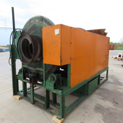 24" ID x 80" L Rotary Auger Centrifugal Trommel Sifter 8RPM 208-480V 3/16" Mesh