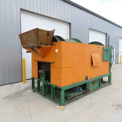 24" ID x 80" L Rotary Auger Centrifugal Trommel Sifter 8RPM 208-480V 3/16" Mesh