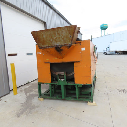 24" ID x 80" L Rotary Auger Centrifugal Trommel Sifter 8RPM 208-480V 3/16" Mesh