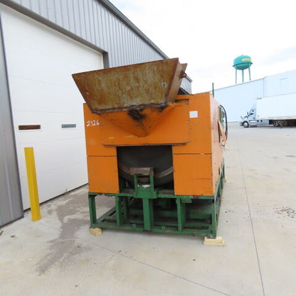 24" ID x 80" L Rotary Auger Centrifugal Trommel Sifter 8RPM 208-480V 3/16" Mesh