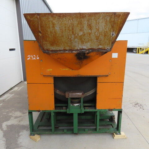 24" ID x 80" L Rotary Auger Centrifugal Trommel Sifter 8RPM 208-480V 3/16" Mesh