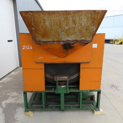 24" ID x 80" L Rotary Auger Centrifugal Trommel Sifter 8RPM 208-480V 3/16" Mesh