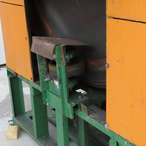 24" ID x 80" L Rotary Auger Centrifugal Trommel Sifter 8RPM 208-480V 3/16" Mesh